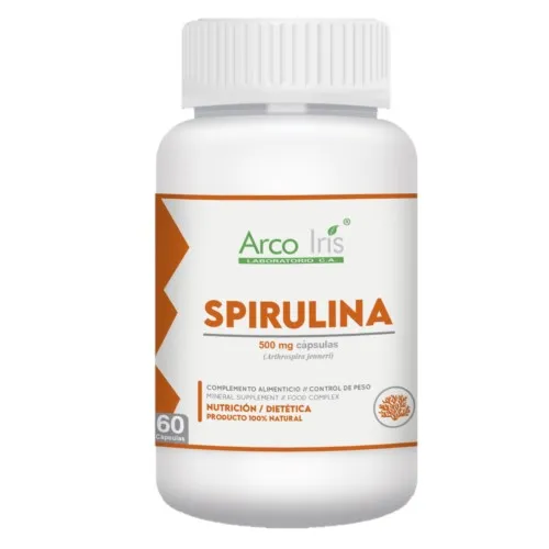 ESPIRULINA 500MG CAP X 60 (ARCOIRIS)